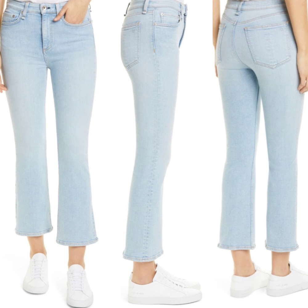 Rag & Bone Nina High Waist Ankle Flare Jeans